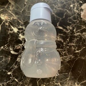 Tupperware Eco Glitter Snowman Water Bottle 12 oz kids